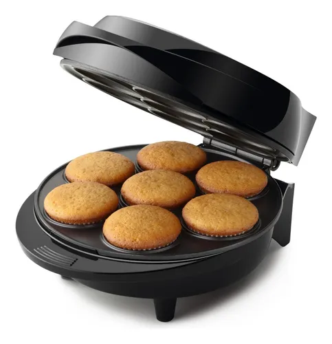 comprar Máquina de Cupcake Pratic Cupcake CK-01 Preta e Inox 1000W 7 Cupcakes Mondial 127V