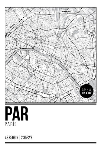 Láminas - Mapas De Ciudades (digital) Listas Para Imprimir
