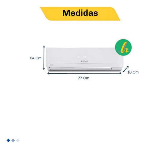 Hitachi HSA-3200FC Eco HI-EF blanco 220v