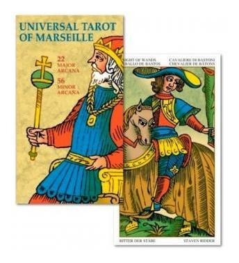 Tarot Universal De Marsella + Libro Instrucciones -scarabeo