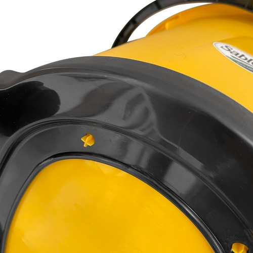 Cubeta Con Exprimidor 17l Amarilla Con Base Dolly