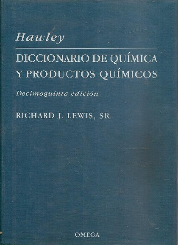 Libro Diccionario De Química Y Productos Quimicos Hawley De