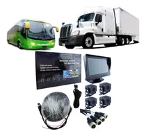 Comprar Kit Pantalla +4 Cámaras Dvr Cable Camión Bus 12-24v + Envío 