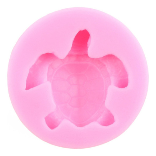 6pcs Molde De Silicona Tortuga Pez Fondant Resina Coral