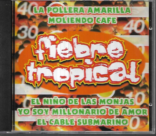 Marcelo Rey Y Su Salsa Album Fiebre Tropical Sello Leader Cd