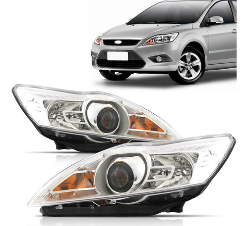 Farol Focus 2009 2010 2011 12 13 Com Projetor Direcional Tyc