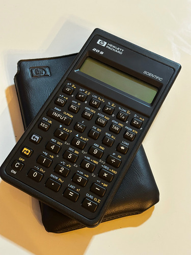 Calculadora Hp 20s Científica C/ Capa Original Rara Preto (Usado)