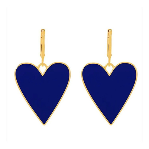 Aretes Corazon Colgantes Cute