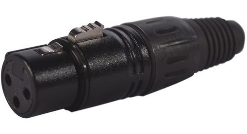 Conector Canon Hembra Xlr Proel Xlr3fvbk Por Pieza