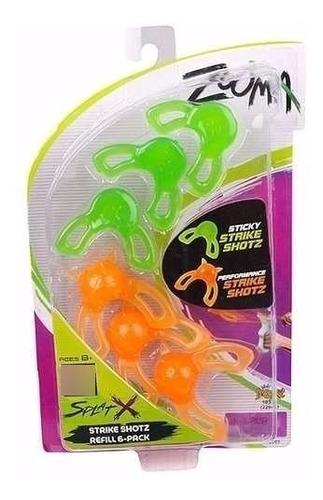 Recargas Goma Splat X Lanzador De Mano Zooma Wabro X6