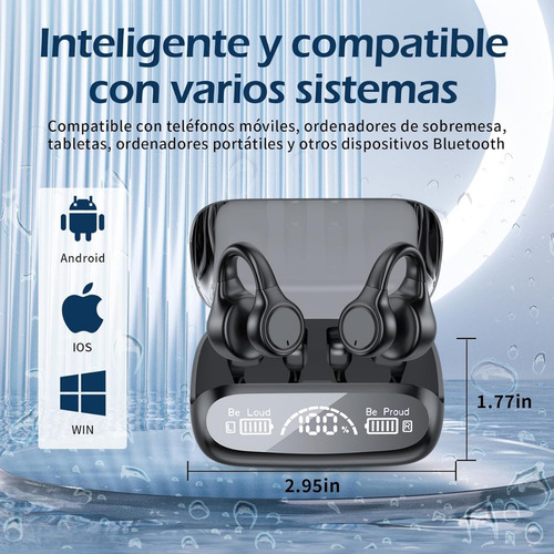 Auriculares Mini True Wireless 5.3 Con Clip Para Conducción