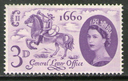 Reino Unido Sello Mint 300° Años Correo Británico Año 1960