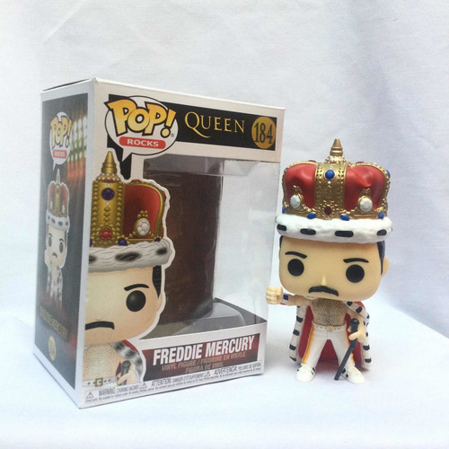 Funko Pop Rocks Queen Freddie Mercury #184 Figura De Vinil (Usado)