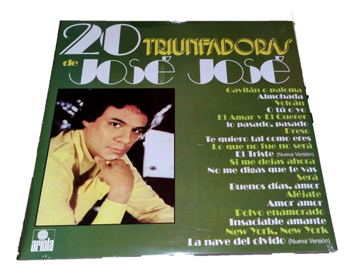 Jose Jose - 20 Triunfadoras Exitos ( Vinyl Vinilo Lp Vinil)