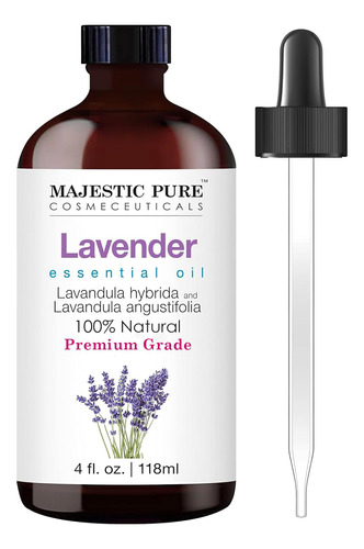 Majestic Pure Essential Oil, Lavender, 4 Fluid Ounce