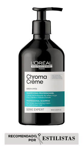 Shampoo Matizador Verde Chroma Crème Serie Expert 500 ml L'Oréal Professionnel