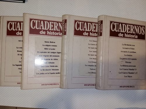 Pack 4 Ejemplares Cuadernos De Historia Hyspamérica 