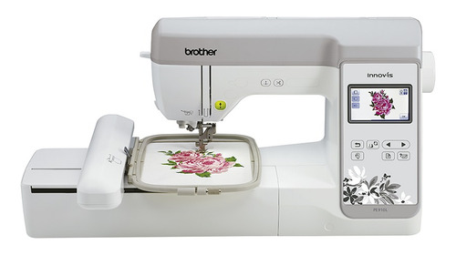 Área máxima da máquina de bordar Brother PE910l de 18x13cm