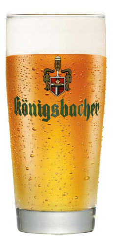 Copo De Cerveja Rótulo Frases Konigsbacher 0,40 Vidro 490ml