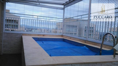 Cobertura No Condomínio Parque Clube, Vila Augusta, 3 Vagas, 3 Suites. - Co0126