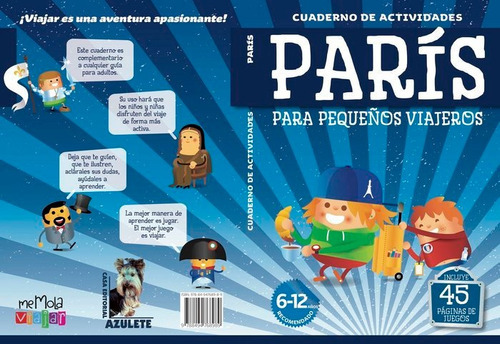 Paris   cuaderno de actividades, de Francisco Javier Guindel Alvelo. Editorial Guias Azules de España S A, tapa blanda en español, 2017