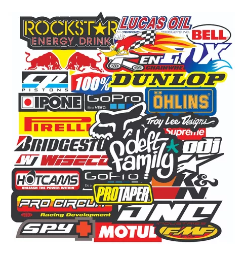 100PCS Racing Stickers Dirtbike Automotive Sticker Pack Car, 43% OFF