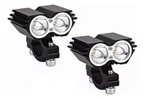 Comprar Kit X 2 Faros Barra Buho Led Auxiliar Moto 12v 20w Blanco Ml