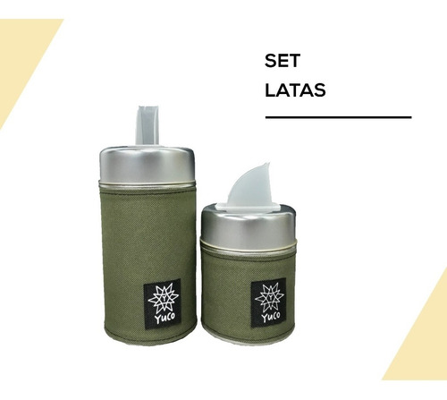 Imagen 5 de 9 de Set Matero Yerbera + Azucarera + Mate + Bombilla