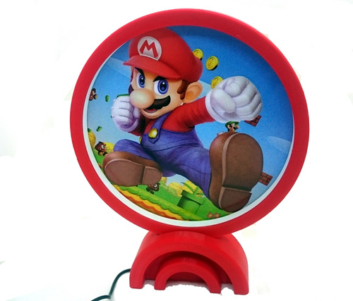 Velador Lampara Infantil Mario Varios Modelos