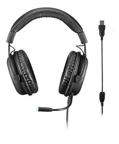 Headset Gamer Multilaser Warrior Volker 7.1 3d Ph258 Preto