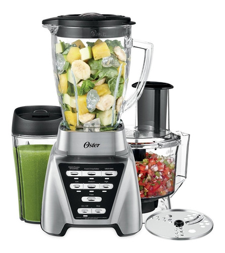 Oster Pro 1200 Blender 3-en-1 Con El Anexo Procesador De Ali