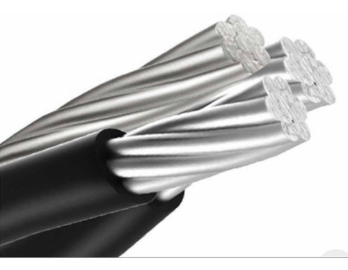 Cable De Acometida 2+1 Calibre 6 Aluminio (rollo 220 Mts)
