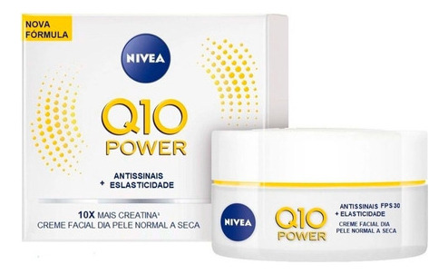 Creme Facial Antissinais Dia Q10 Power Fps30 Nivea Toda Pele Todo Tipo De Pele Dia/noite