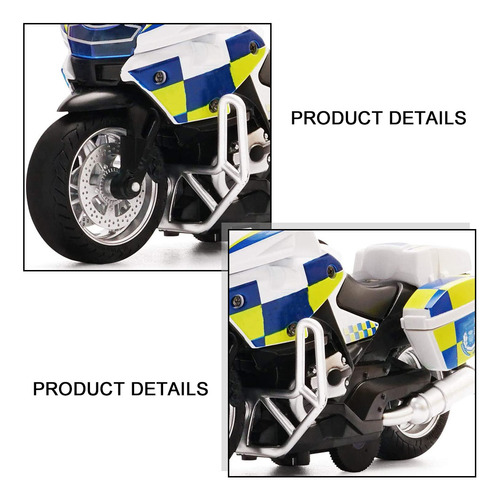 Minijuguete Para Motocicletas Con Tracción Por Fricción, 1 U