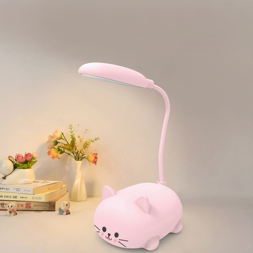 . Lindas Lámparas De Escritorio For Leer Con Forma De Gato,