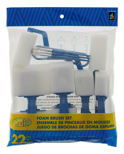 Set De Brochas Para Pintura Profesional Rect Cerda Espuma