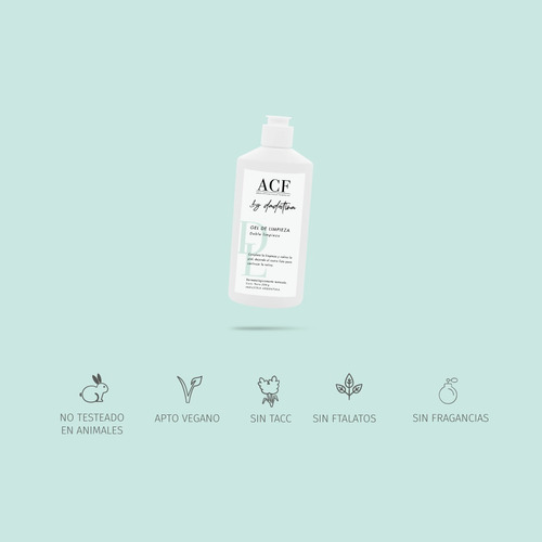 Gel De Limpieza Facial Refill Repuesto Acf By Dadatina