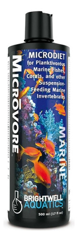 Microvore 125ml Brightwell Alimento Aminoácidos Coral Reef