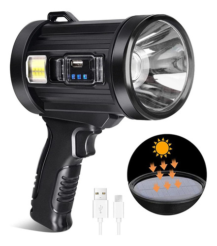 Spotlight 90000 Lumen Linterna De Mano Led Spot Light .