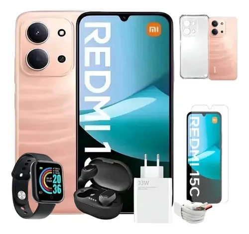 Xiaomi Redmi 15c 8gb 256gb Versão Global Com Relógio E Fone Brinde