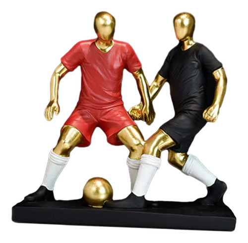 Estatua De Futbolista, Figura De Porcelana, 11,5x4,5x12cm
