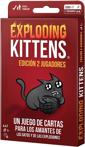 Juego De Cartas Exploding Kittens Juego Base 2 Jugadores
