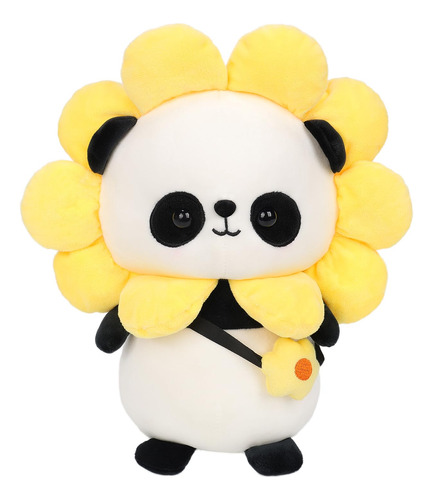 Seyomi Lindo Panda De Peluche Con Traje De Flores, Regalos .