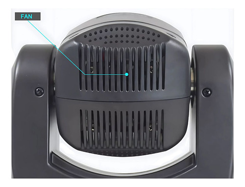 2x Moving Head Beam 100w Led 8 Gobos+cores Desenhos Prisma