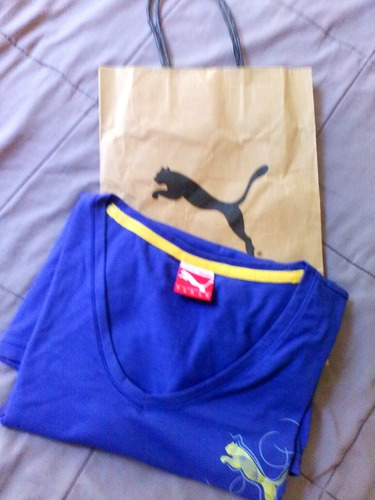 Remera Puma Autentica Talle M. Un Uso.