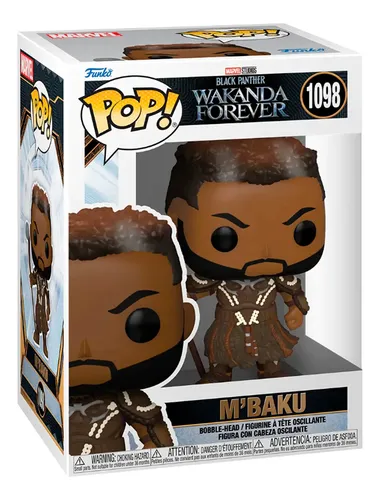 Funko Pop! M Baku 63942 De La Coleccion Pantera Negra Wakanda Por Siempre Figura De Accion Marvel #1098