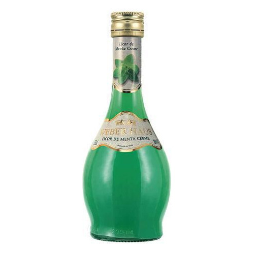 Licor De Cachaça Weber Haus Menta Creme 375ml