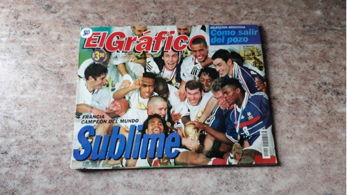 El Gráfico. Francia Campeón Mundial 1998. Impecable.