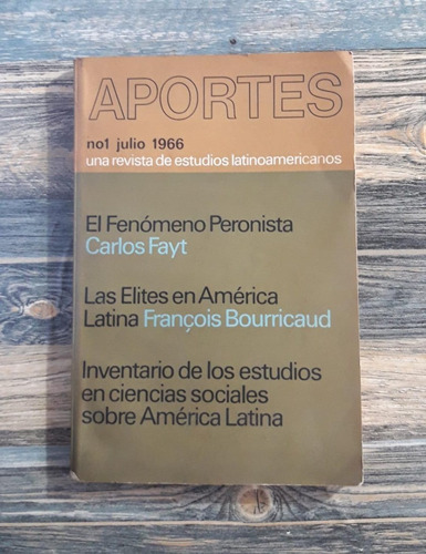 Aportes - Una Revista De Estudios Latinoamericanos Nº1 Usado