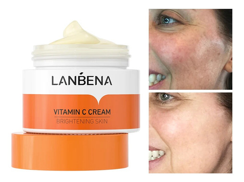 Crema Facial Blanqueadora Con Vitamina C Lanbena Nourish Imp